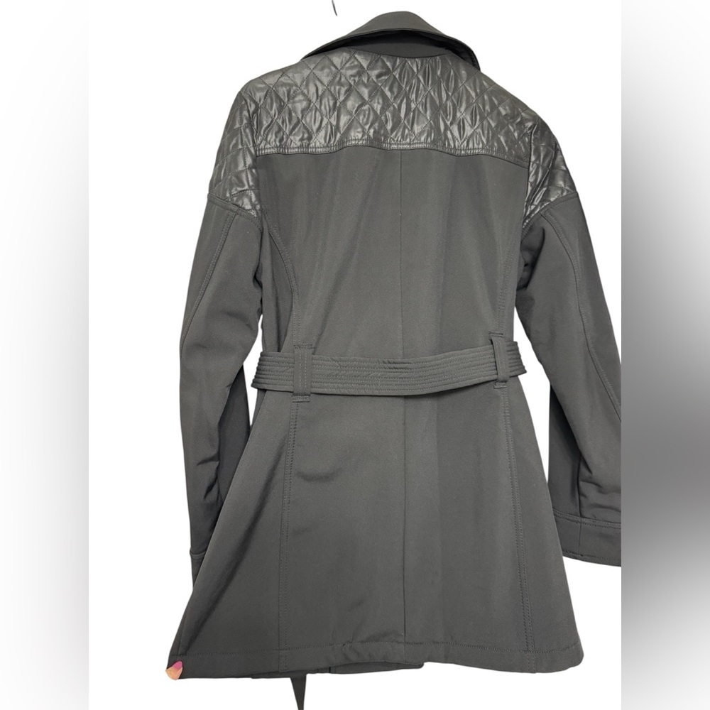 Michael Kors Black Trench Coat - Picture 2 of 5